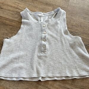 Aerie Waffle Cropped Tank